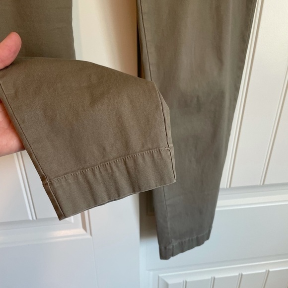 ATM mid rise tan relaxed fit khakis chinos size 6 - Picture 6 of 6